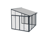 Image of Palram - Canopia | SanRemo 10' x 10' Patio Enclosure - Grey patio enclosure Palram - Canopia 