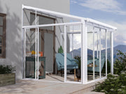 Image of Palram - Canopia | SanRemo 10' x 10' Patio Enclosure - White patio enclosure Palram - Canopia 