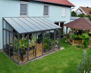 Image of Palram - Canopia | SanRemo 10' x 14' Patio Enclosure - Grey patio enclosure Palram - Canopia 