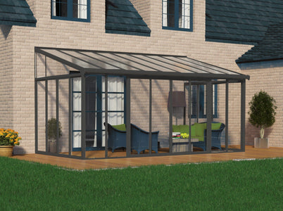 Palram - Canopia | SanRemo 10' x 18' Patio Enclosure - Grey Solarium Palram - Canopia 