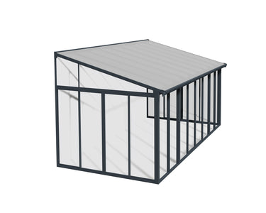 Palram - Canopia | SanRemo 10' x 18' Patio Enclosure - Grey Solarium Palram - Canopia 