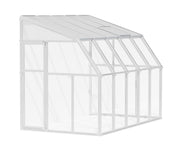 Image of Palram - Canopia | Sun Room Patio Enclosure 6' - White patio enclosure Palram - Canopia 6x10 