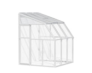 Image of Palram - Canopia | Sun Room Patio Enclosure 6' - White patio enclosure Palram - Canopia 6x6 