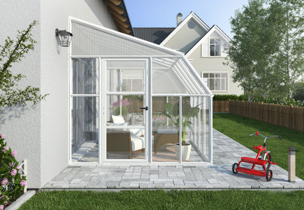 Palram - Canopia | Sun Room Patio Enclosure 8' - White patio enclosure Palram - Canopia 