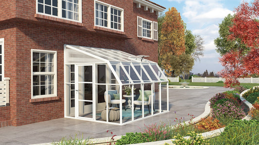 Palram - Canopia | Sun Room Patio Enclosure 8' - White patio enclosure Palram - Canopia 