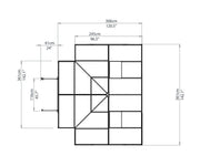 Image of Palram Chalet Orangerie 12' x 10' Greenhouse Greenhouses Palram 