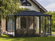 Image of Palram Ledro Gazebo 10 x 14 Grey and Bronze Gazebo Palram 