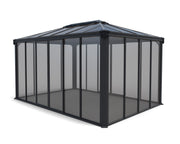 Image of Palram Ledro Gazebo 10 x 14 Grey and Bronze Gazebo Palram 