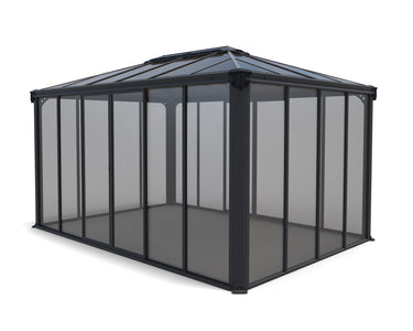 Palram Ledro Gazebo 10 x 14 Grey and Bronze Gazebo Palram 