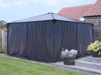 Palram Palermo 4300 4 piece Curtain Set Gazebo Accessories Palram 