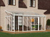 Palram SanRemo 10x14 Patio Enclosure Kit White with PC Roof - The Better Backyard