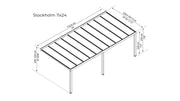Image of Palram Stockholm Patio Cover Gazebo Palram 