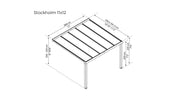 Image of Palram Stockholm Patio Cover Gazebo Palram 