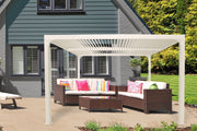 Image of Paragon 10x12 Novara with Louvered Canopy Pergola - The Better Backyard