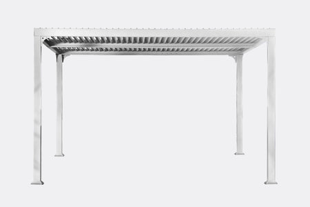 Paragon 10x12 Novara with Louvered Canopy Pergola - The Better Backyard