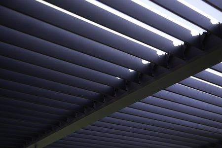 Paragon 10x12 Novara with Louvered Canopy Pergola - The Better Backyard
