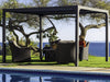 Paragon 10x12 Novara with Louvered Canopy Pergola - The Better Backyard