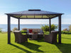 Paragon 10x12 Santa Monica Hard Top Gazebo - The Better Backyard