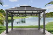 Image of Paragon 10x12 Santa Monica Hard Top Gazebo - The Better Backyard