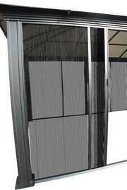 Image of Paragon 11x11 Siena Hard Top with Sliding Screen Gazebo - The Better Backyard