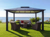 Paragon 12x16 Santa Monica Hard Top Gazebo - The Better Backyard