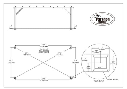 Paragon 12x20 Modena Pergola - The Better Backyard