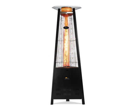 Paragon Boost Flame Tower Heater, 72.5”, 42,000 BTU Patio Heater Paragon-Outdoor Black 