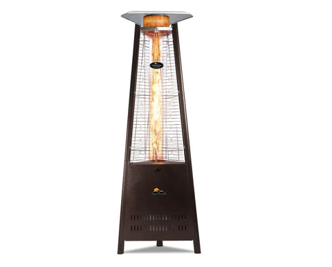 Paragon Boost Flame Tower Heater, 72.5”, 42,000 BTU Patio Heater Paragon-Outdoor SaddleBrown 