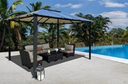 Image of Paragon Durham 10x13 10x12 Hard Top with Netting Gazebo - The Better Backyard