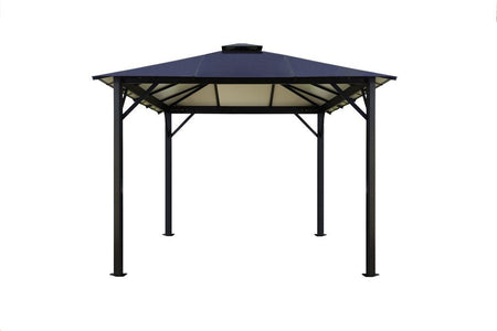 Paragon Durham 10x13 10x12 Hard Top with Netting Gazebo - The Better Backyard