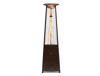 Paragon Elevate Flame Tower Heater, 92.5”, 42,000 BTU Patio Heater Paragon-Outdoor SaddleBrown 