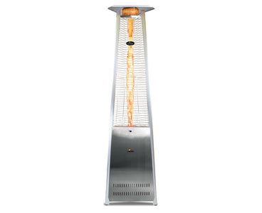Paragon Elevate Flame Tower Heater, 92.5”, 42,000 BTU Patio Heater Paragon-Outdoor Silver 