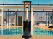 Image of Paragon Illume Round Flame Tower Heater with Remote Control, 82.5”, 32,000 BTU Patio Heater Paragon-Outdoor 