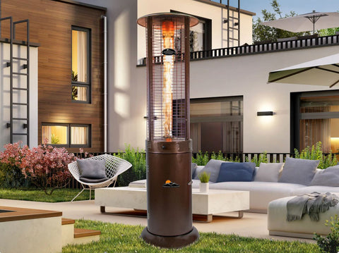 Image of Paragon Illume Round Flame Tower Heater with Remote Control, 82.5”, 32,000 BTU Patio Heater Paragon-Outdoor 