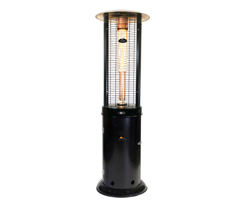 Image of Paragon Illume Round Flame Tower Heater with Remote Control, 82.5”, 32,000 BTU Patio Heater Paragon-Outdoor Black 