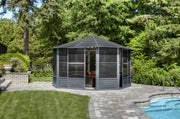 Image of Penguin™ Sunroom Kit Gray/Tan with Metal Roof - 12' x 12' / 12' x 15' Solarium Gazebo Penguin 