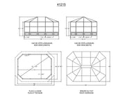 Image of Penguin™ Sunroom Kit Gray/Tan with Polycarbonate Roof - The Better Backyard