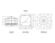 Image of Penguin™ Sunroom Kit Gray/Tan with Polycarbonate Roof - The Better Backyard