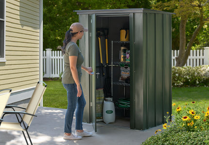Scotts 4x3 Garden Storage Cabinet, Green Shed Scotts 