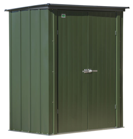 Image of Scotts 5x3 Garden Storage Cabinet, Green Shed Scotts 