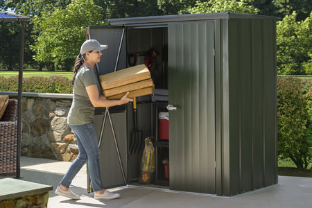 Scotts 5x3 Garden Storage Cabinet, Green Shed Scotts 