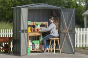 Image of Scotts 6x3 Garden Storage Cabinet, Green Shed Scotts 