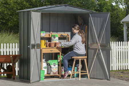 Scotts 6x3 Garden Storage Cabinet, Green Shed Scotts 