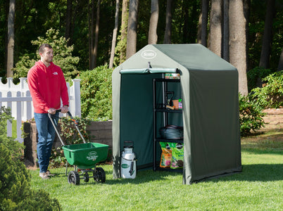 Scotts Garden Shed 4 x 4 x 6 Green Peak Shed Scotts 