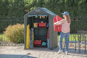 Image of Scotts Garden Shed 4 x 4 x 6 Green Peak Shed Scotts 