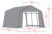 Image of Scotts Storage Shed 10 X 15 X 8 Green Peak Shed Scotts 