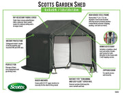 Image of Scotts Storage Shed 6 X 6 X 6 Green Peak Shed Scotts 