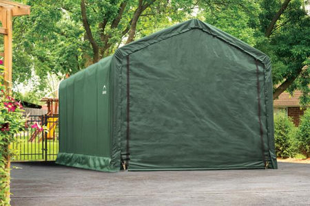 Shelter Logic 20x15x12  Peak Style Shelter - The Better Backyard