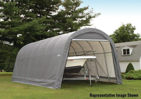 Shelter Logic 20x15x12 Round Style Shelter - The Better Backyard