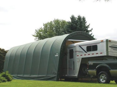 Shelter Logic 20x15x12 Round Style Shelter - The Better Backyard